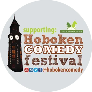 Hoboken Comedy Festival Support Graphic PNG Image