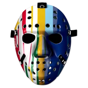 Hockey Mask With Stripes Png Xkj11 PNG Image