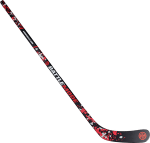 Hockey Stick Battle Mode Design PNG image with transparent background