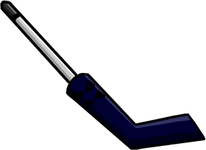 Hockey Stick Illustration PNG image with transparent background