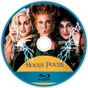 Hocus Pocus Bluray Disc Cover PNG Image