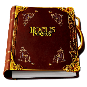 Hocus Pocus Spellbook Cover PNG 46 PNG image with transparent background