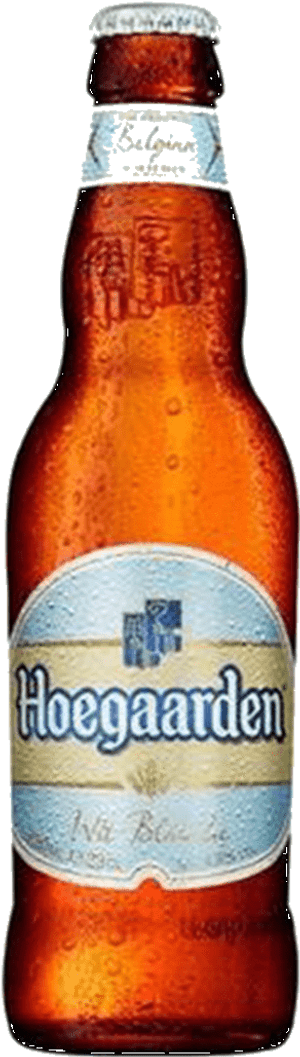 Hoegaarden Beer Bottle Transparent Background PNG