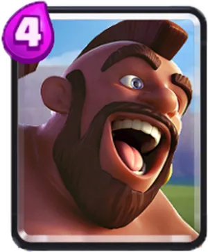 Hog Rider Clash Royale Card PNG Image