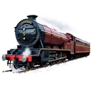 Hogwarts Express Winter Journey Png Syi32 PNG Image