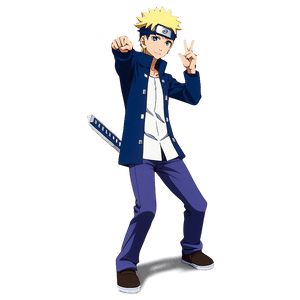 Hokage Minato Pose PNG kmd PNG image with transparent background