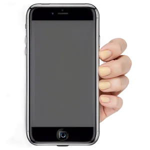 Holding Phone B PNG Image