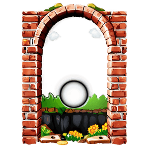 Hole in Brick Wall PNG 06112024 PNG with transparent background