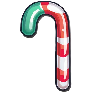 Holiday Candy Cane Graphic Png Rvg PNG Image