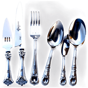Holiday Dinner Utensils PNG gyp3 PNG with transparent background