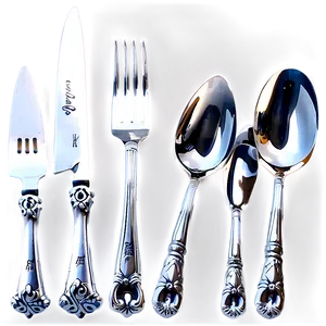 Holiday Dinner Utensils Png Gyp3 PNG Image