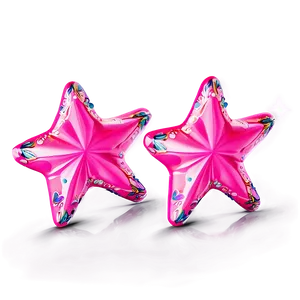 Holiday Pink Stars Png Gig PNG Image