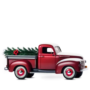 Holiday Red Truck Png Fnx PNG Image