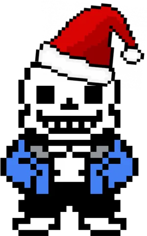 Holiday Sans Pixel Art PNG Image