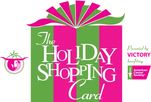 Holiday Shopping Card Promotion PNG Image