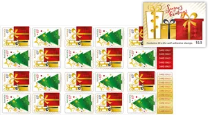 Holiday Stamp Collection Sheet PNG Image