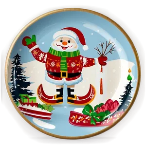 Holiday Theme Plates Png 06212024 PNG Image