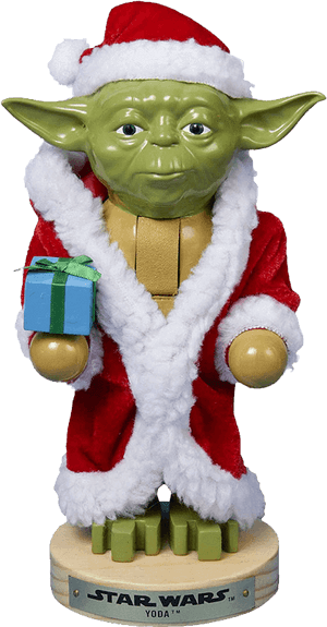 Star Wars Santa Yoda Nutcracker - Yoda Nussknacker, HD Png Download PNG image with transparent background