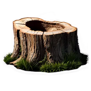 Hollow Tree Stump Png Xat PNG Image