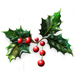 Holly and Ivy PNG pts20 PNG