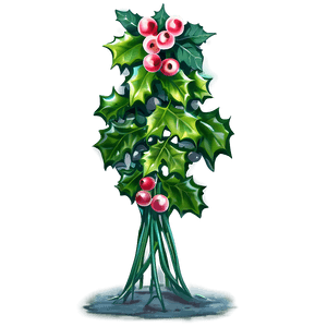 Holly and Ivy PNG xwd PNG