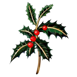 Holly Branch Png Edd40 PNG Image