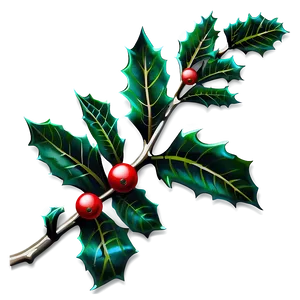 Holly Branch Png Gsv73 PNG Image