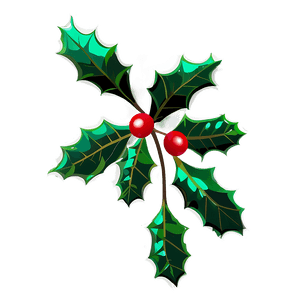 Holly Sprig PNG 05252024 PNG