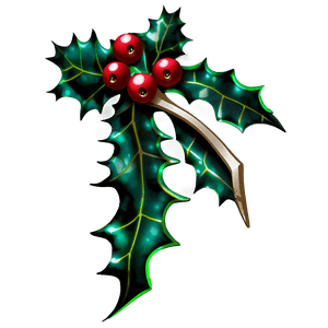 Holly Sprig PNG bnk2 PNG