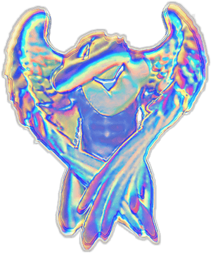 #holo #holographic #vaporwave #aesthetic #tumblr #png - Vaporwave Transparent, Png Download PNG with transparent background