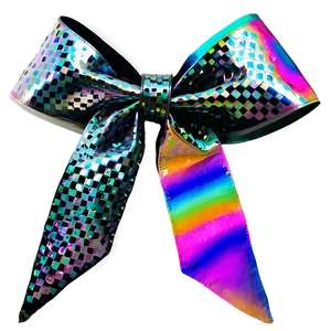 Holographic Cheer Bow Png Jcp11 PNG Image