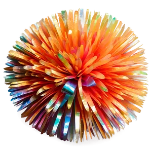 Holographic Cheer Pom Poms Png 3 PNG Image