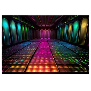 Holographic Dance Floor Png Iiv PNG Image