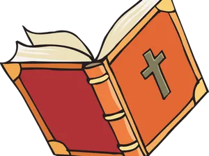 Holy Bible Cartoon Illustration PNG Image