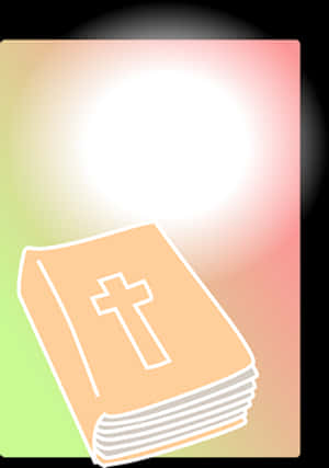 Holy Bible Glowing Light PNG image with transparent background