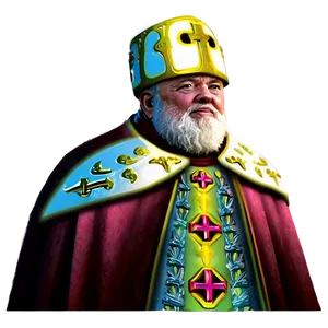 Holy Bishop Illustration Png Kbx29 PNG Image