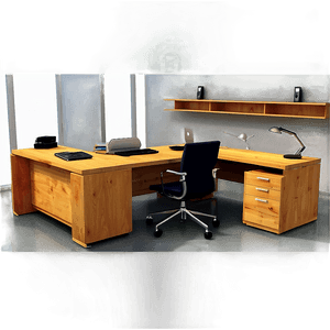 Home Office Room Setup PNG 4 PNG with transparent background