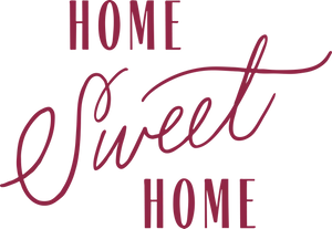 Home Sweet Home Calligraphy PNG Image
