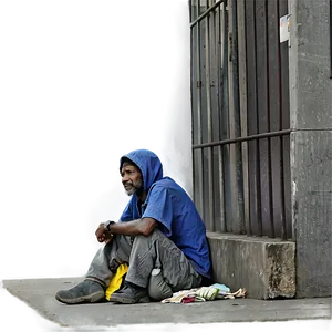 Homeless In The City Png 06132024 PNG Image