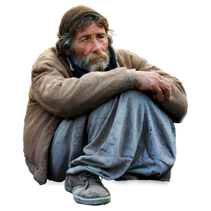 Homeless Man Drawing Png 80 PNG Image