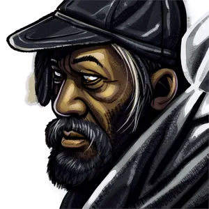 Homeless Man Illustration Png Bjo PNG Image