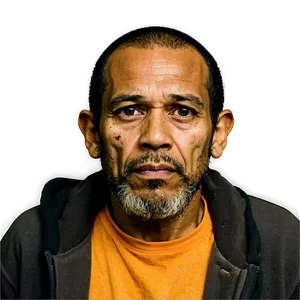 Homeless Man Portrait Png Hyh PNG Image