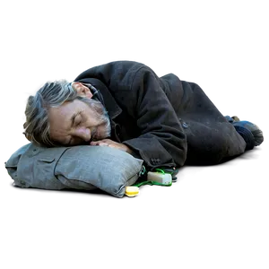 Homeless Man Sleeping Png 27 PNG Image