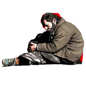 Homeless Man Vector Png Wwy54 PNG Image