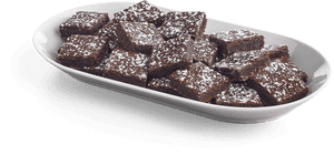 Brownies Dessert Plate - Cici's Pizza Brownies, HD Png Download PNG image with transparent background