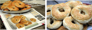 Homemade Cider Doughnuts Display PNG image with transparent background