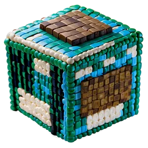 Homemade Minecraft Cake Png 06132024 PNG Image