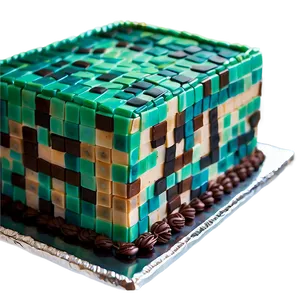 Homemade Minecraft Cake Png Sdy PNG Image