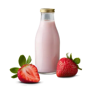 Homemade Strawberry Milk Png 56 PNG Image