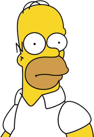 Homer Drawing Simpsons Svg Black And White - Homer Simpson Mouth, HD Png Download PNG image with transparent background